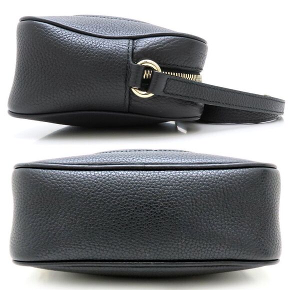 GUCCI Black Leather Shoulder Bag - Picture 2 of 9